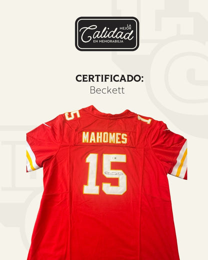 Jersey firmado Patrick Mahomes Kansas City Chiefs