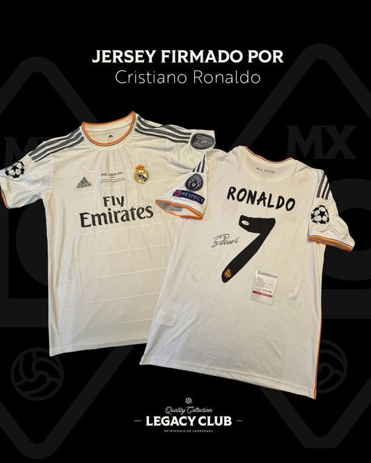 Jersey firmado Cristiano Ronaldo Real Madrid 2014