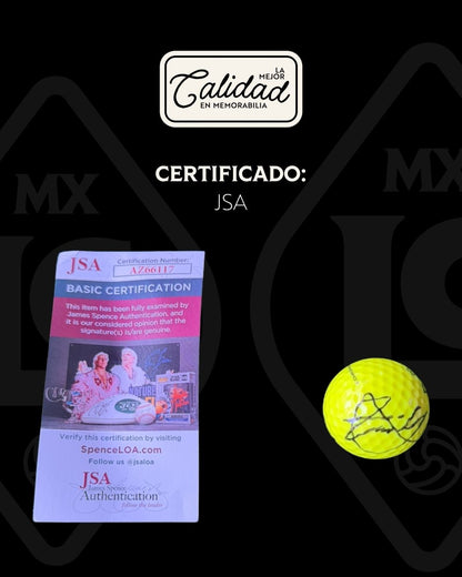 Pelota firmada Xander Schauffele