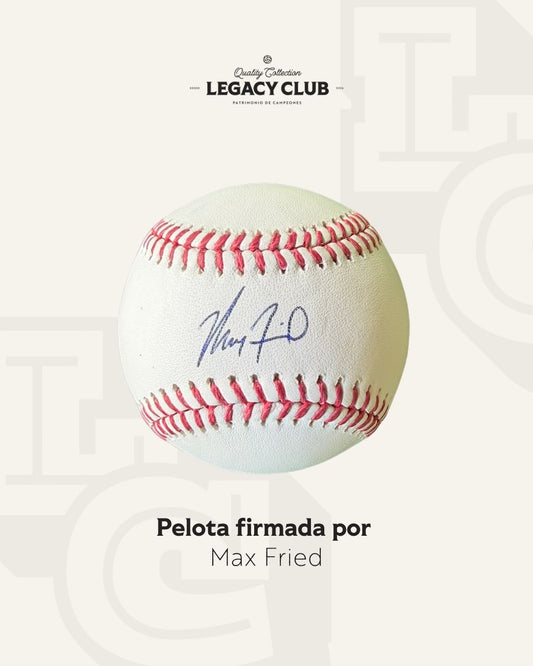 Pelota firmada Max Fried