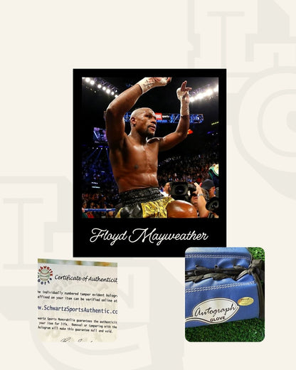 Guante firmado Floyd Mayweather