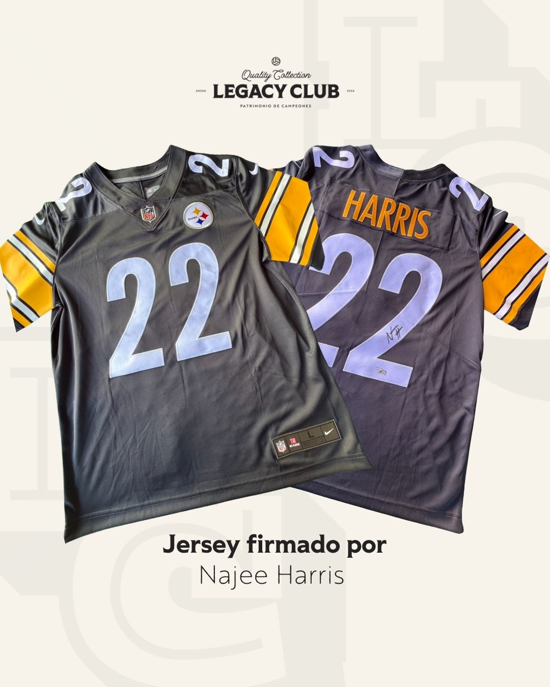 Jersey firmado Najee Harris Steelers