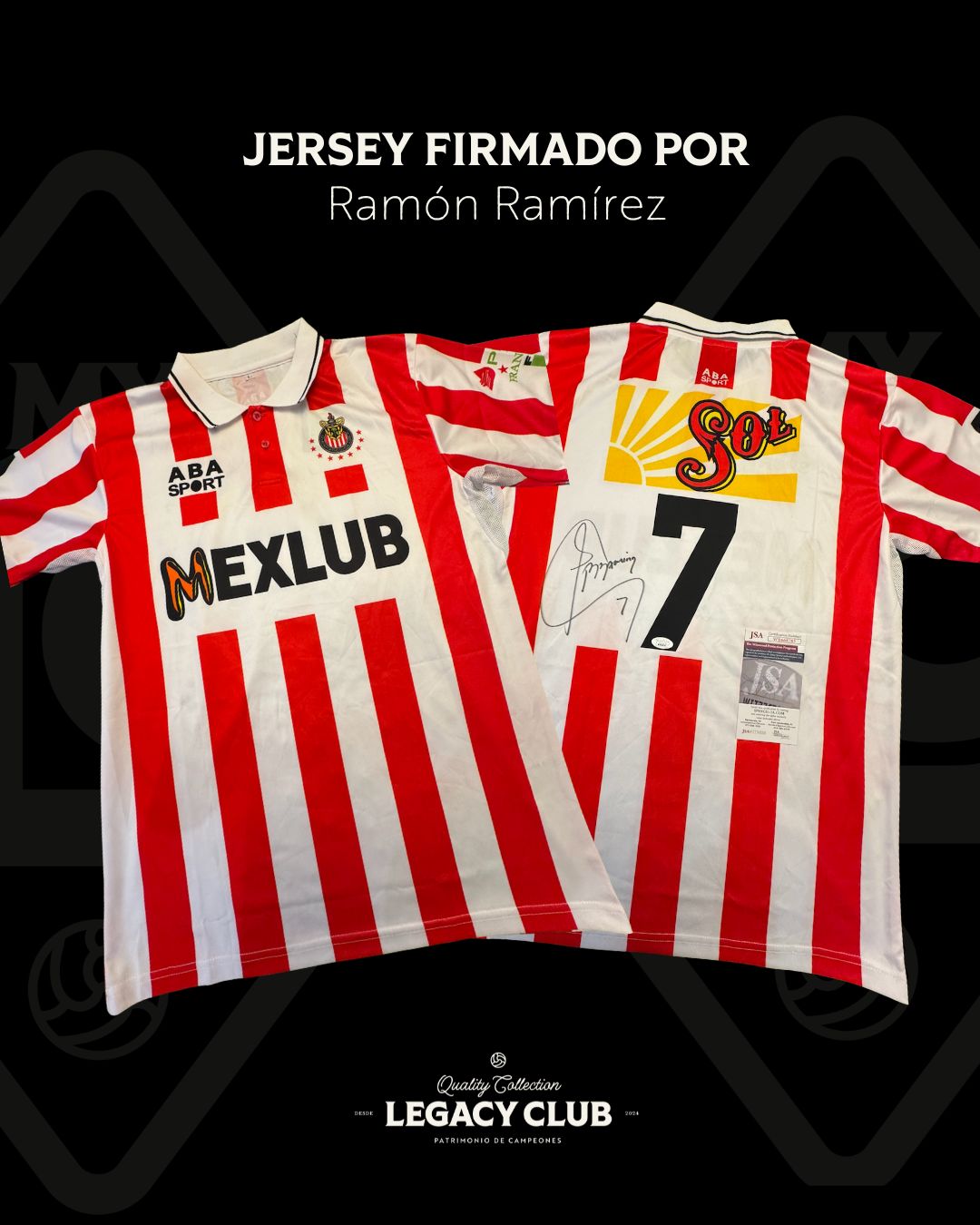Jersey firmado Ramon Ramirez Chivas