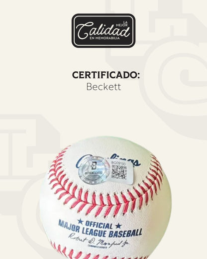 Pelota firmada Noah Schultz