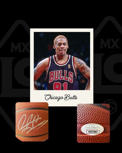 Balon firmado Dennis Rodman Chicago Bulls
