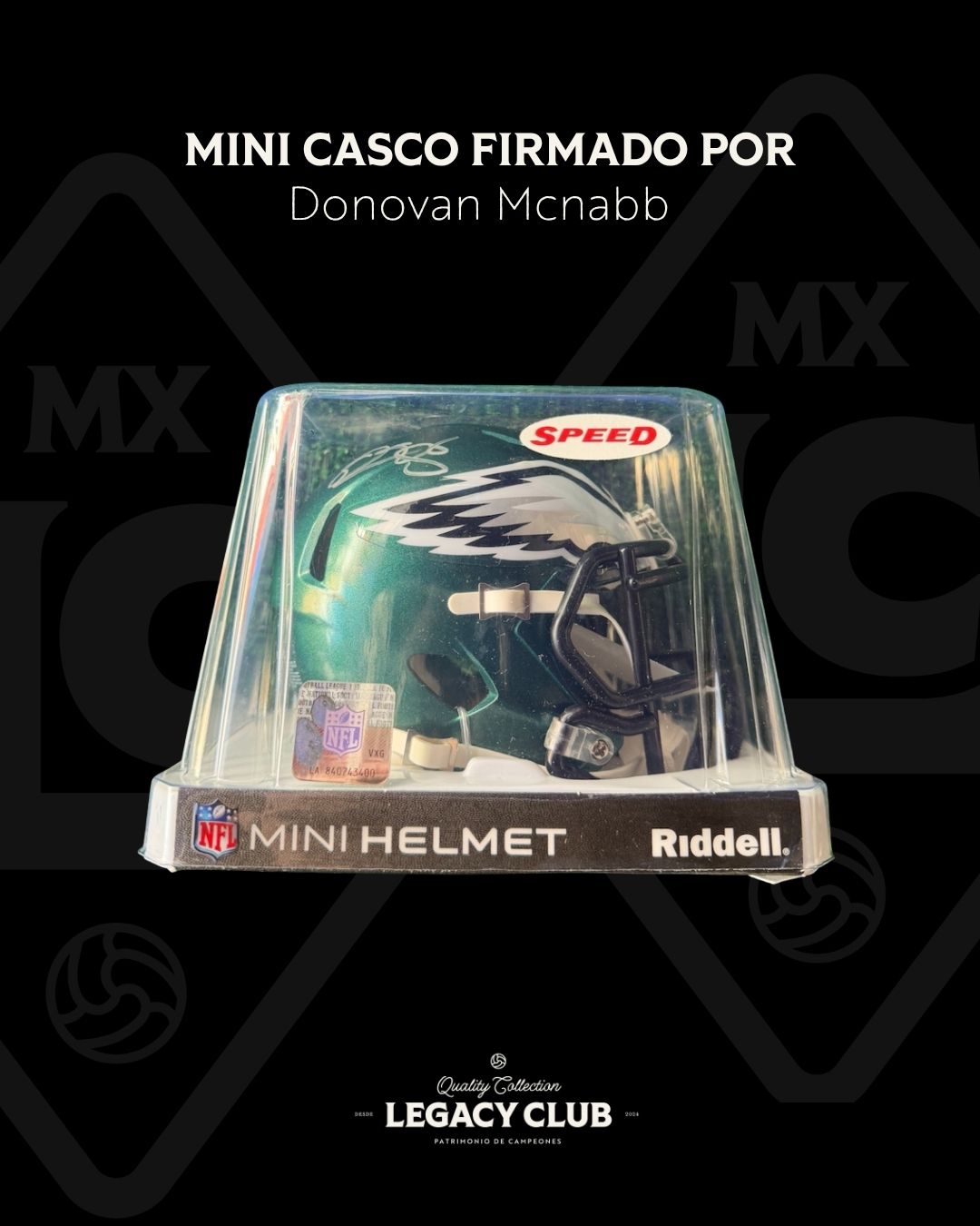 Mini Casco Donovan McNabb Eagles