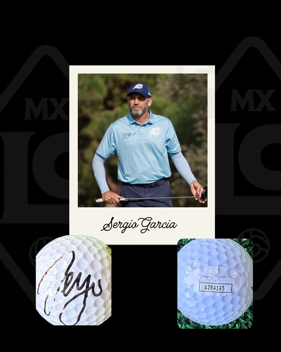 Pelota firmada Sergio Garcia