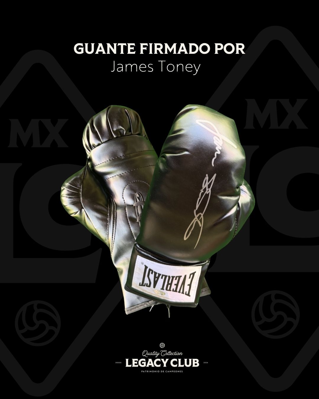 Guante firmado James Toney