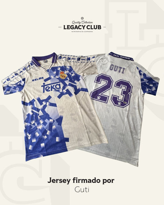 Jersey firmado Guti Real Madrid 1995