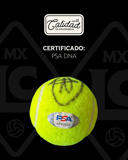 Pelota firmada Novak Djokovic