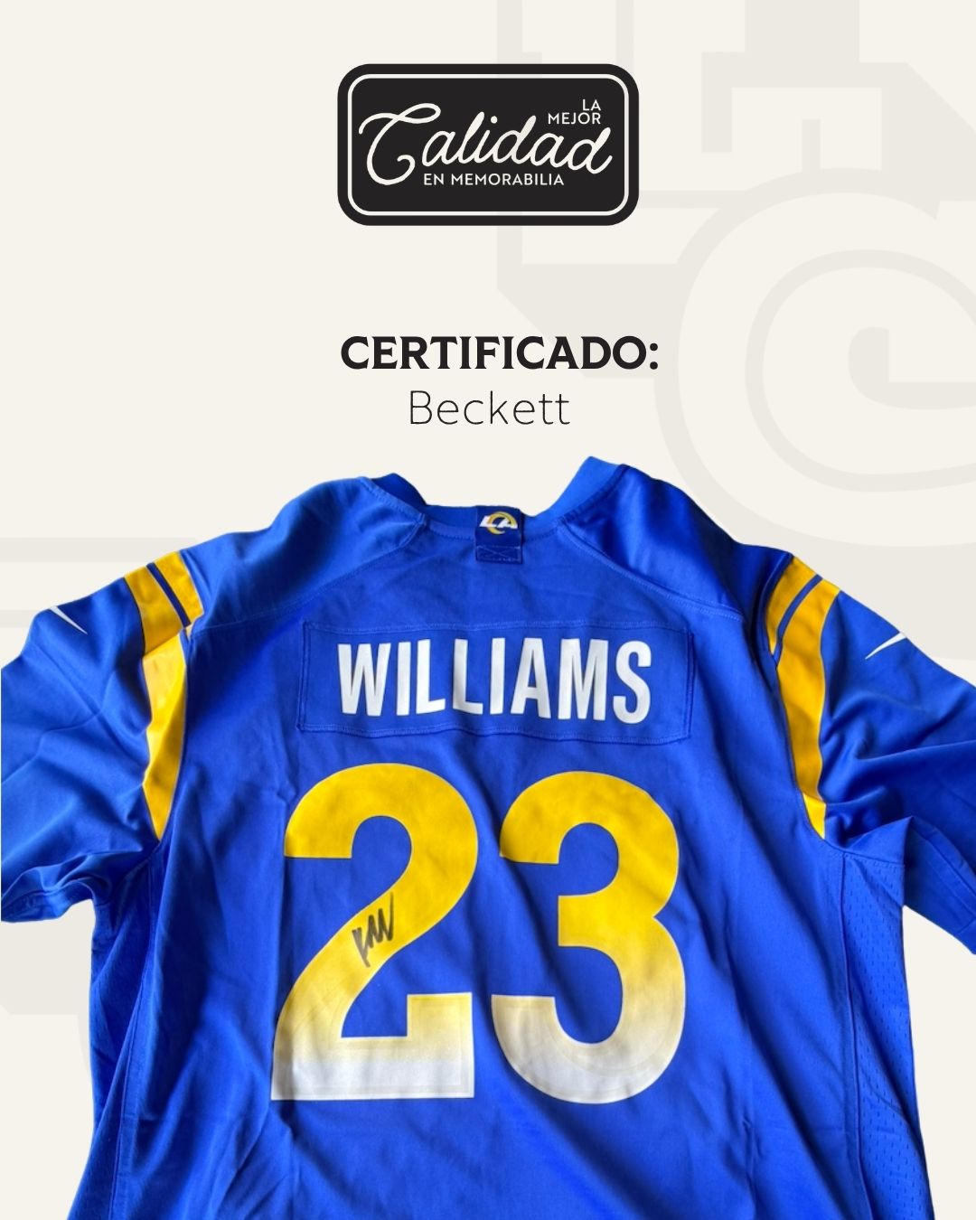 Jersey firmado Kyren Williams Rams