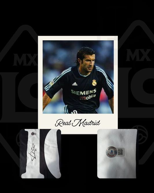 Luis Figo Real Madrid 2001 - 2002 Visitante