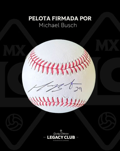 Pelota firmada Michael Busch