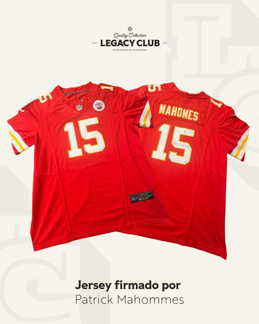 Jersey firmado Patrick Mahomes Kansas City Chiefs