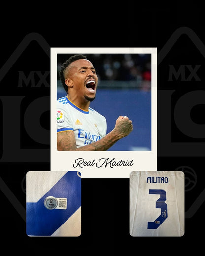 Jersey firmado Eder Militao Real Madrid 2021 - 2022