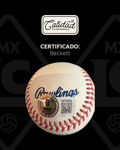 Pelota firmada Walker Buehler