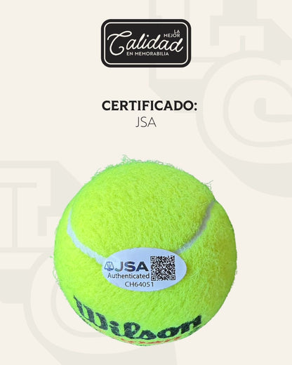 Pelota firmada Felix Auger Aliassime