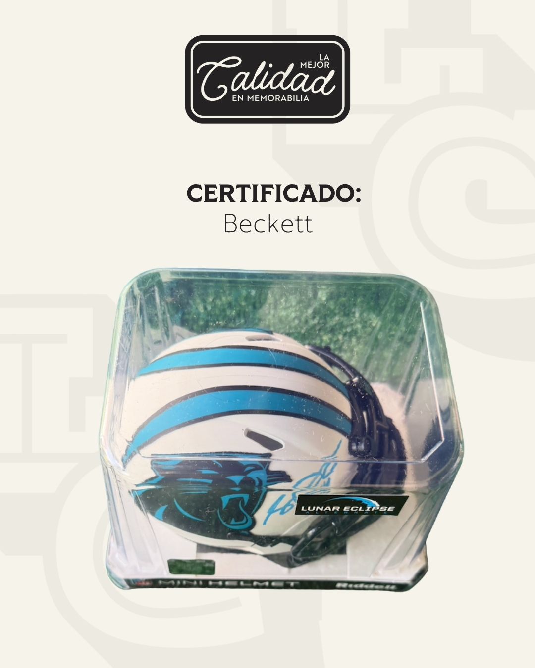 Mini Casco Sam Darnold Panthers