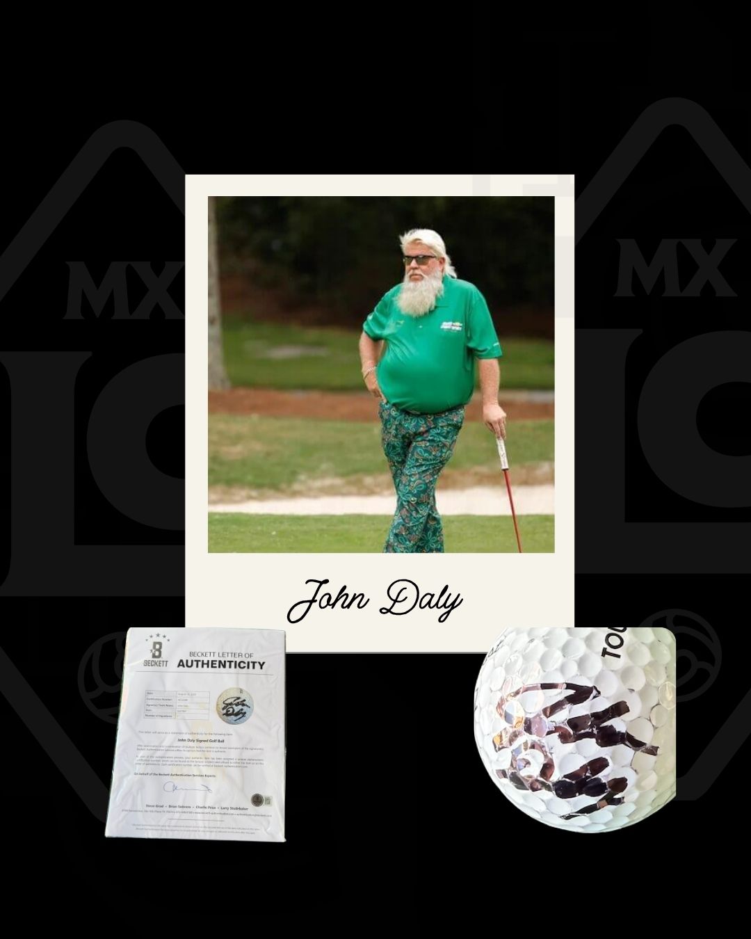 Bola de golf firmada John Daly