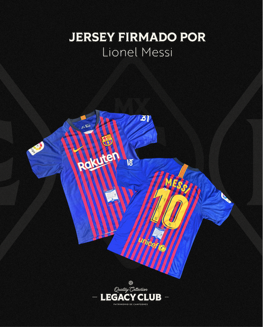 Camiseta Autografiada Lionel Messi Barcelona 2019