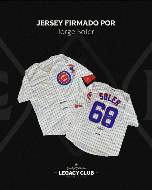 Jersey Autografiado Jorge Soler Chicago Cubs