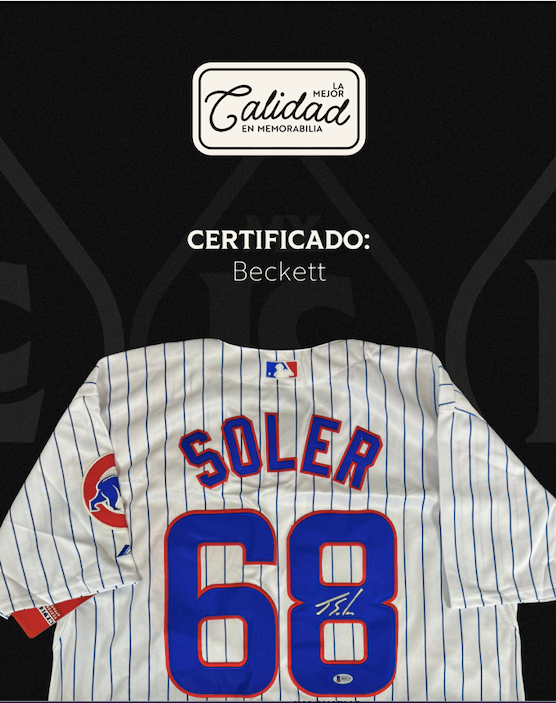 Jersey Autografiado Jorge Soler Chicago Cubs
