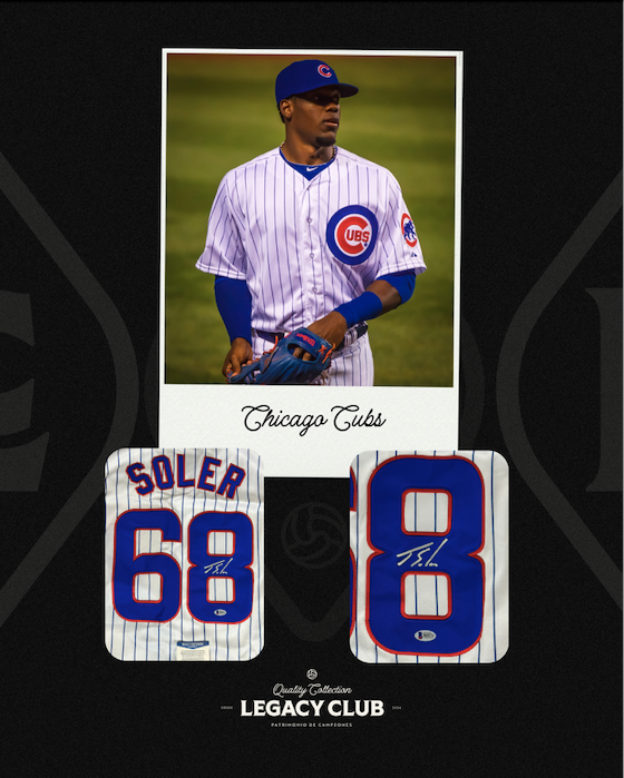 Jersey Autografiado Jorge Soler Chicago Cubs