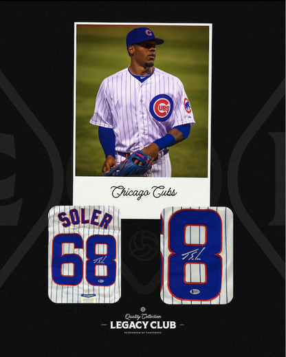 Jersey Autografiado Jorge Soler Chicago Cubs