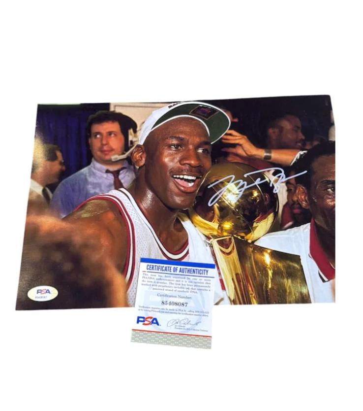 Michael Jordan — Fotografía Trofeo — Chicago Bulls