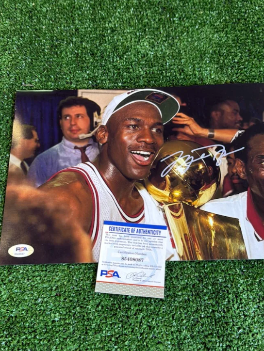 Michael Jordan — Fotografía Trofeo — Chicago Bulls