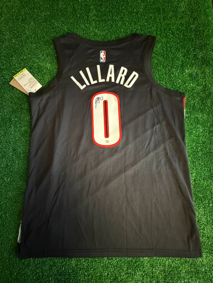 Damian Lillard — Negra — Portland Trail Blazers