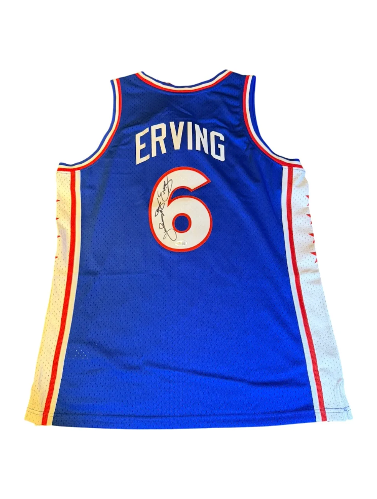 Julius Erving — Azul — Philadelphia 76ers