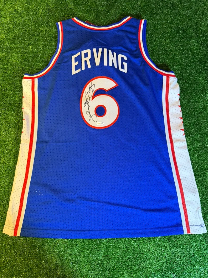 Julius Erving — Azul — Philadelphia 76ers