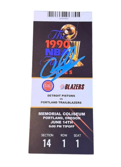 Dennis Rodman — Ticket Finals 1990 — Detroit Pistons