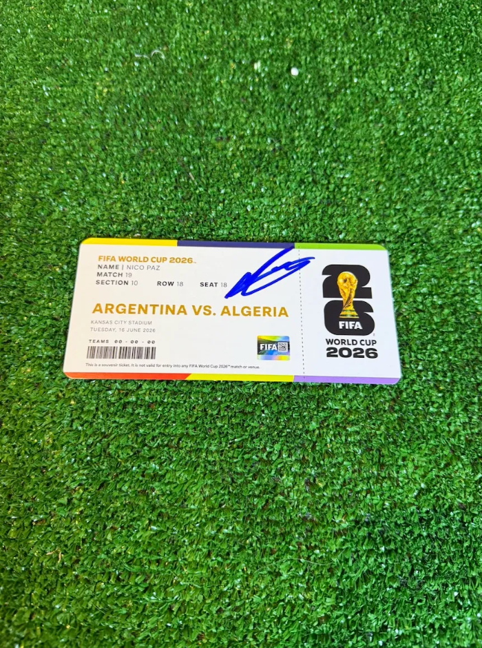 Nico Paz — Ticket Mundial 2026 — Selección Argentina