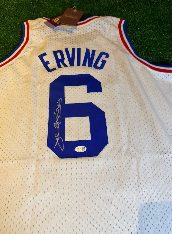 Julius Erving — Blanca — Philadelphia 76ers