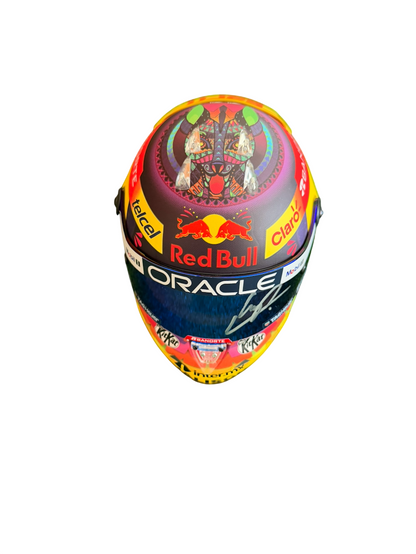 Sergio "Checo" Pérez — Mini Casco 1:2 — Red Bull Racing
