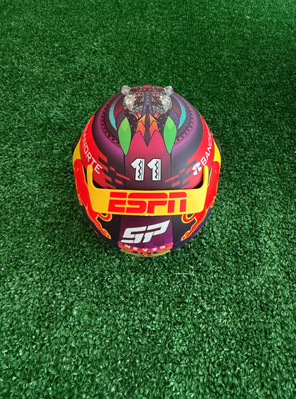 Sergio "Checo" Pérez — Mini Casco 1:2 — Red Bull Racing