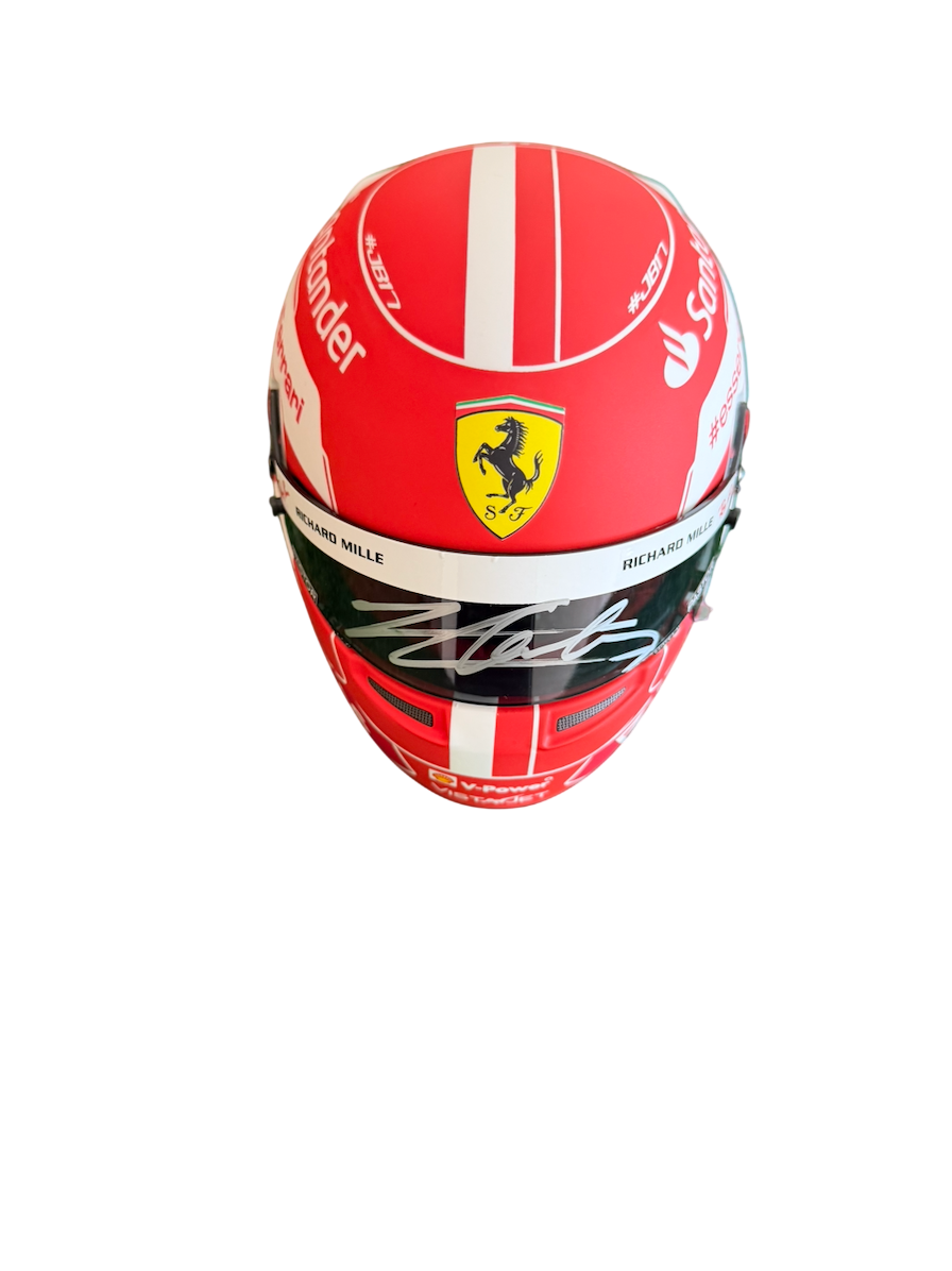 Charles Leclerc — Mini Casco 1:2 — Scuderia Ferrari