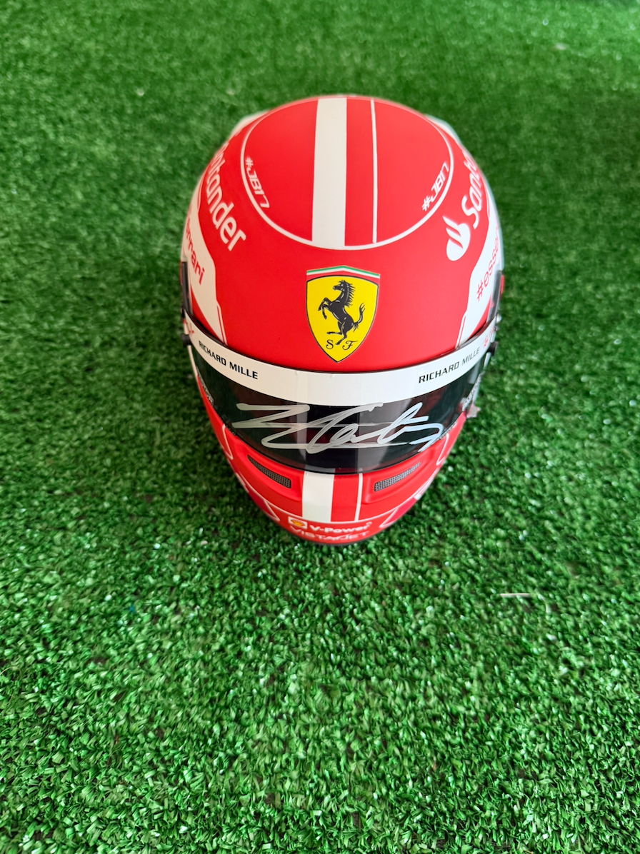 Charles Leclerc — Mini Casco 1:2 — Scuderia Ferrari