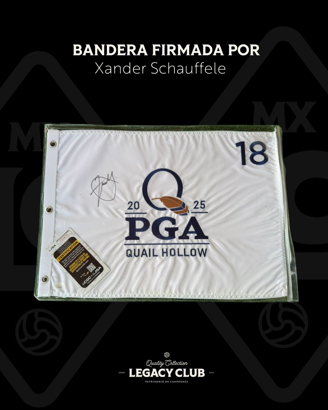 Bandera Xander Schauffele