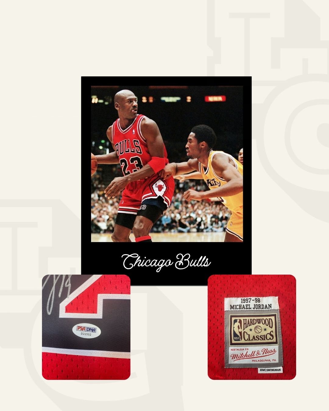 Jersey firmado Michael Jordan Chicago Bulls