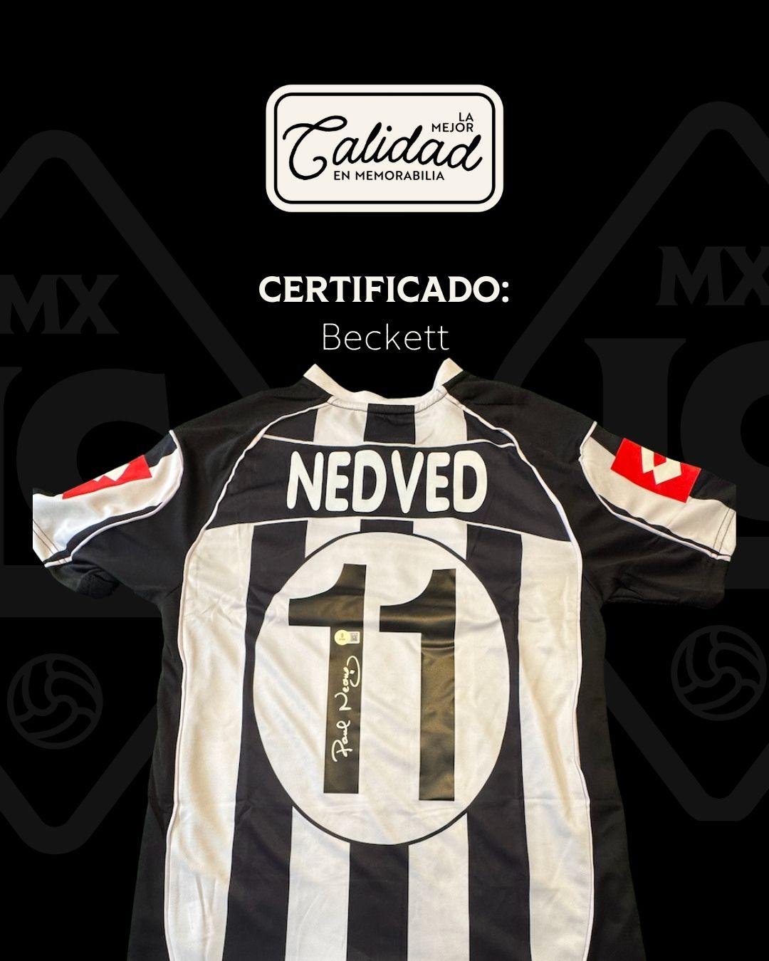 Jersey firmado  Pavel Nedved Juventus 2002 - 2003