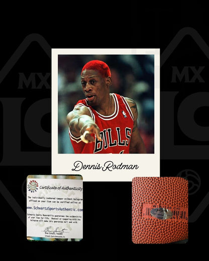 Balón firmado Dennis Rodman Chicago Bulls
