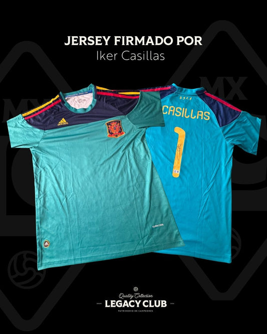 Jersey firmado Iker Casillas España 2010