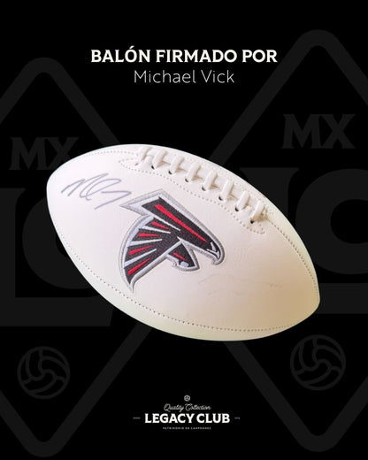 Balon firmado Michael Vick Falcons