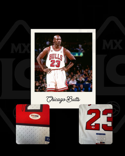 Jersey firmado Michael Jordan Chicago Bulls Visitante