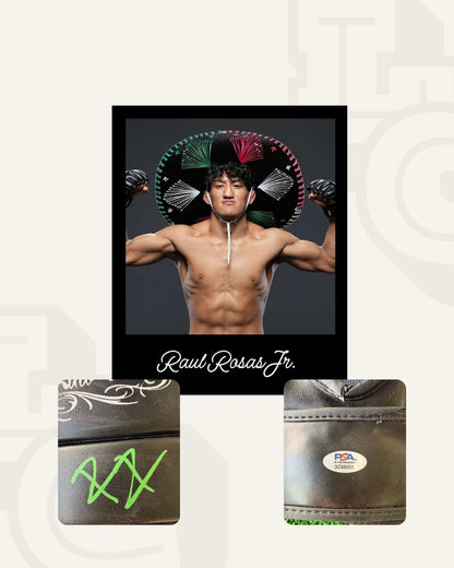 Guante firmado Raul Rosas Jr.
