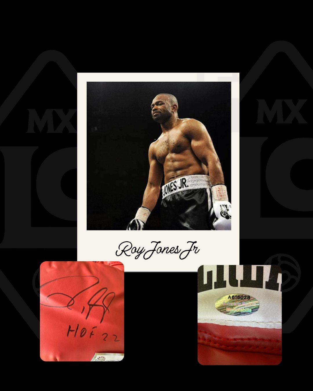 Guante firmado Roy Jones Jr.