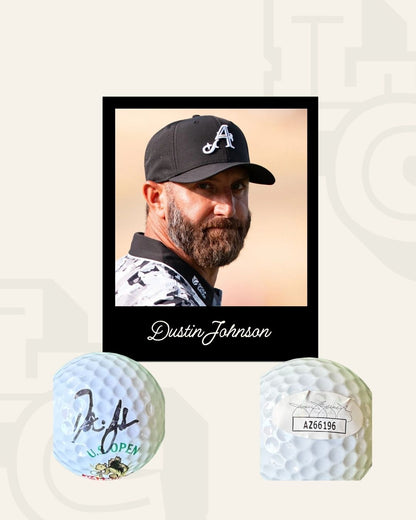 Pelota firmada Dustin Johnson